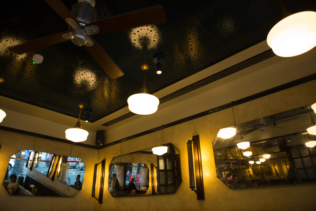 Cosy diner-style interior