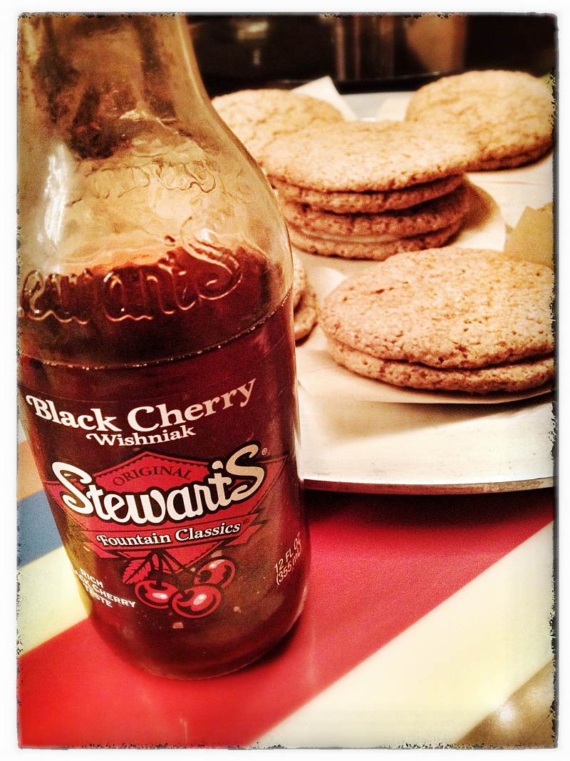 Stewart's Black Cherry and Whoopies