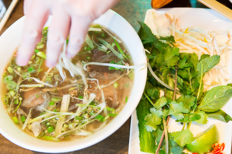 Pho tai lan: Hanoi-style flash-fried steak